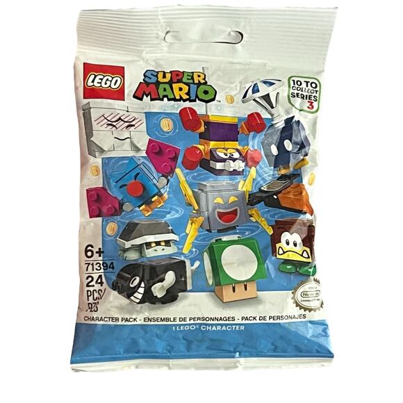 Lego Super Mario Series 3  Mystery 24 Pieces Collectible Figures - Picture 1 of 2